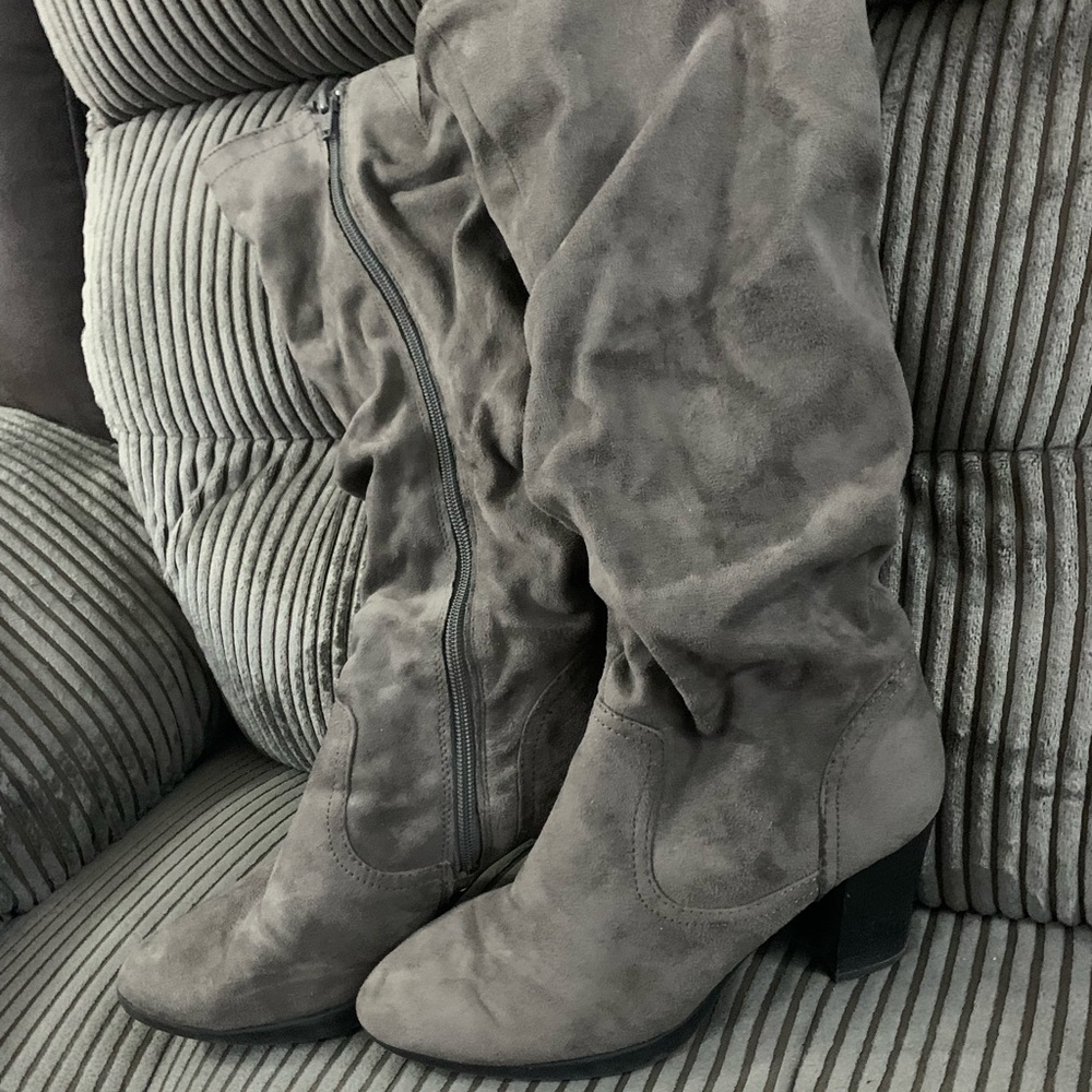 Grey Boots